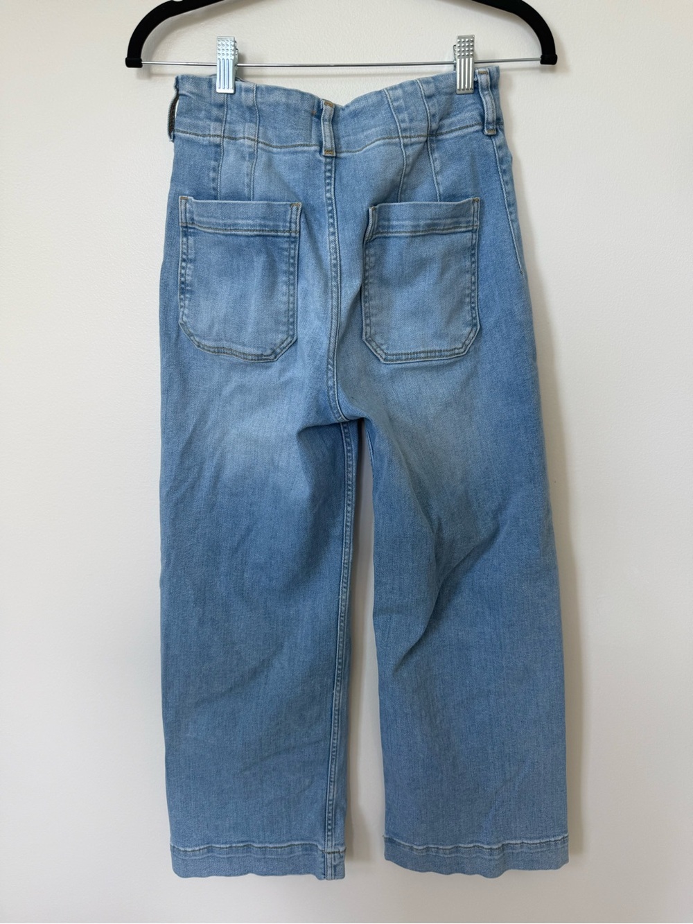 Maeve The Collette Light Wash Wide-Leg Jeans with Patch Pockets - Picture 7 of 7